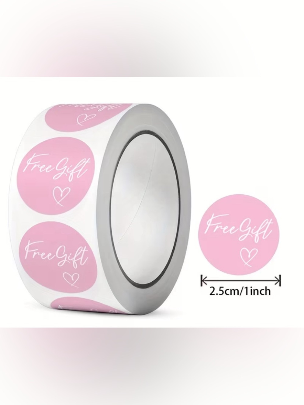 "Free Gift" Round Sticker Roll
500 ct